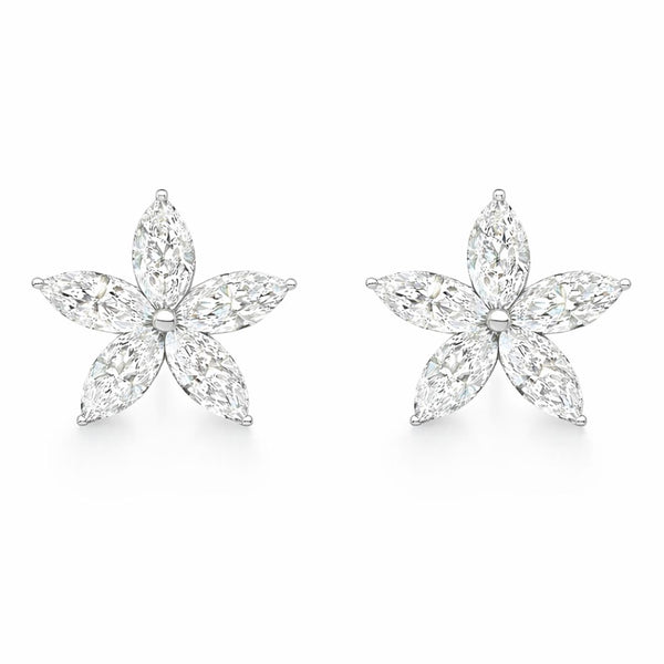 Classic Flower Solitaire Studs