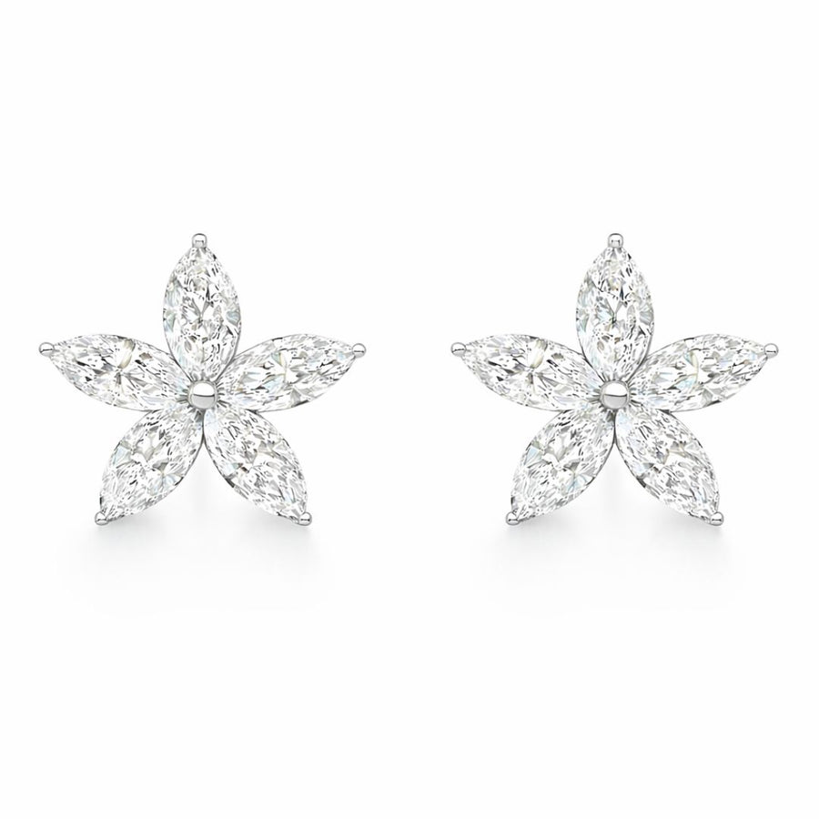 Classic Flower Solitaire Studs