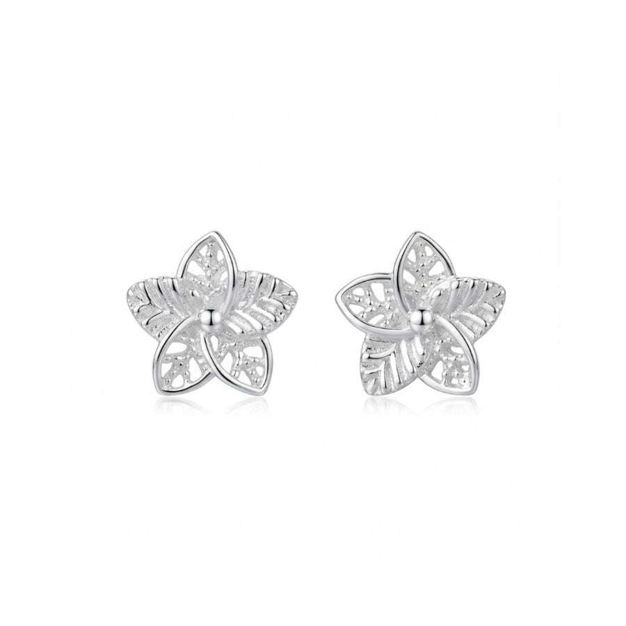 Silver Blossom Studs