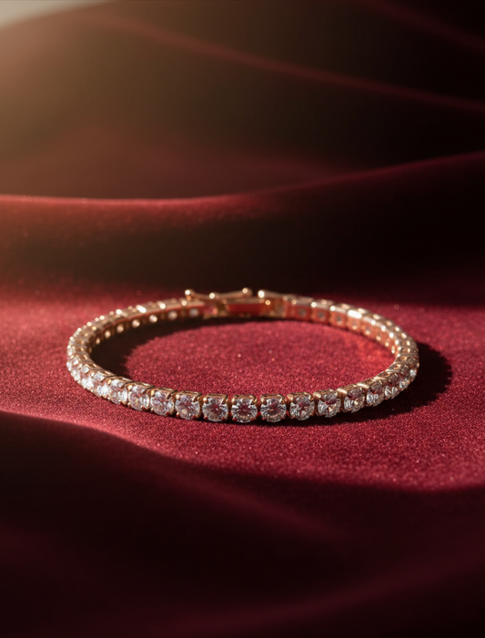 Rose Gold Tennis Bracelet