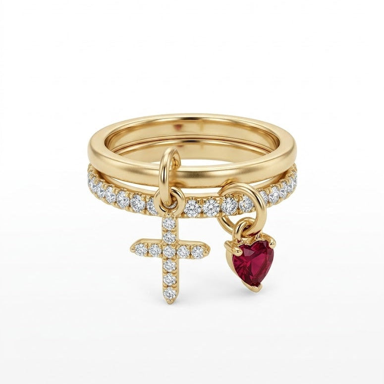 Christ Stack Ring