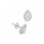 Halo Pear Studs