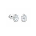 Halo Pear Studs