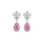 Pink Teardrop Earrings