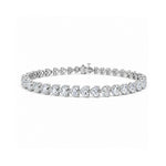 Heart Cut American Diamond Bracelet