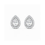Halo Pear Studs