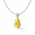 Elegant Pear Gemstone Pendant