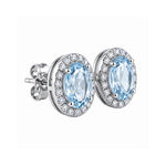 Celeste Aquamarine Studs