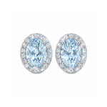 Celeste Aquamarine Studs