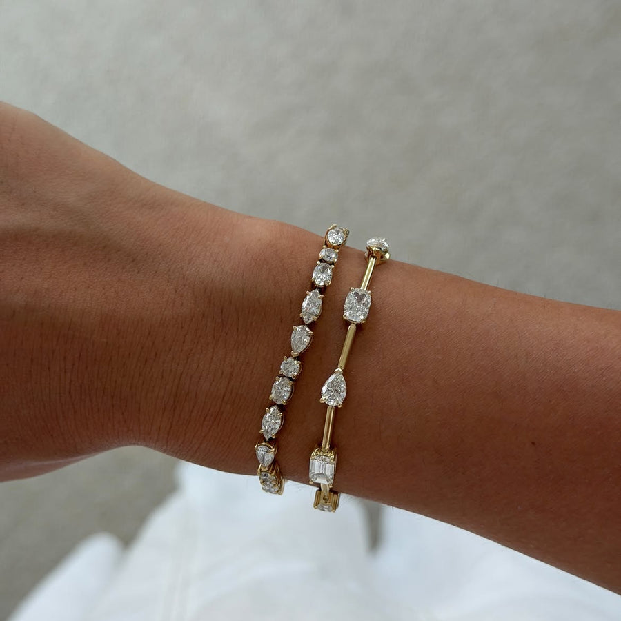 Floating Diamond Bracelet