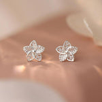 Silver Blossom Studs