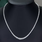 Riviera Diamond Tennis Necklace