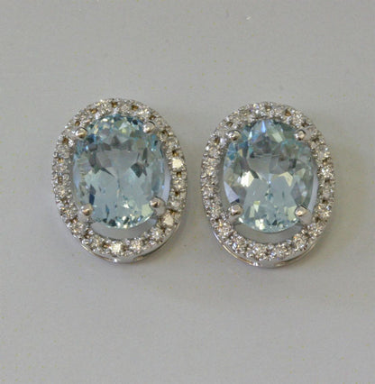 Celeste Aquamarine Studs