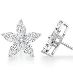 Classic Flower Solitaire Studs