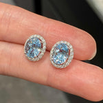 Celeste Aquamarine Studs