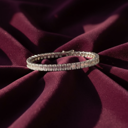 Emerald Cut Tennis Bracelet