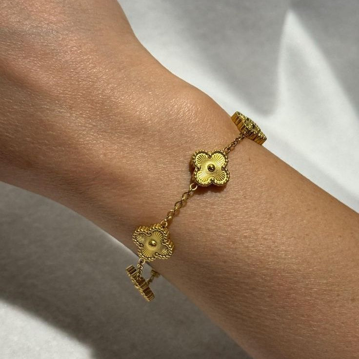 Aurelia Clover Bracelet - Golden