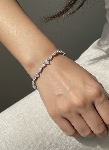 Mixed-Cut Stone Baguette Bracelet