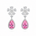 Pink Teardrop Earrings