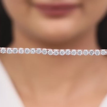 Rose Gold Tennis Bracelet