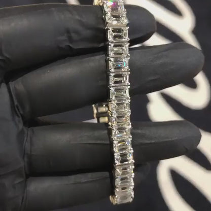 Emerald Cut Tennis Bracelet