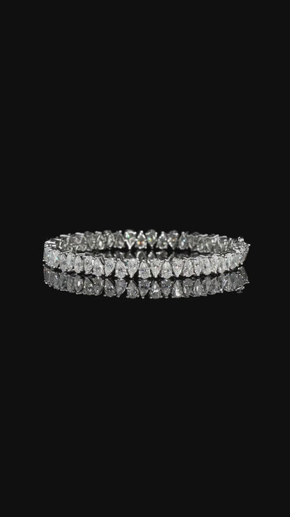 Pear Cut Tennis Bracelet